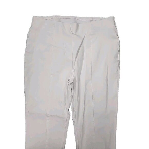 Chico's Pants Ankle White So Slimming Ankle Pants Tapered Leg Hi-rise Women's 12 - Picture 2 of 9